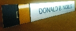 1 1/2 x 8 Name Plate Only